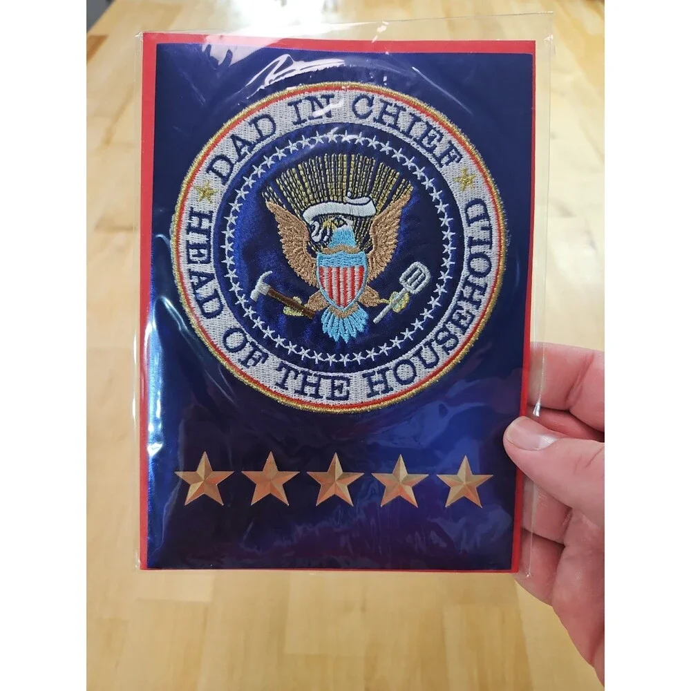 PAPYRUS HAPPY FATHERS DAY CARD DAD IN CHIEF CARD New